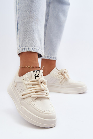 Sneakers modeļa apavi Eko smilšu krāsas Avanalis 2