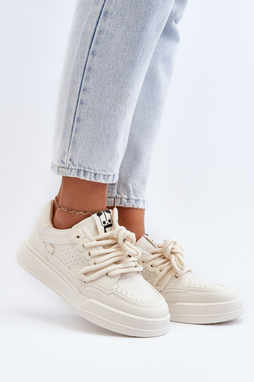 Sneakers modeļa apavi Eko smilšu krāsas Avanalis Sneakers modeļa apavi Eko smilšu krāsas Avanalis