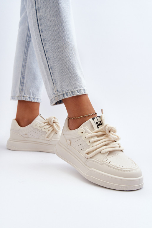 Sneakers modeļa apavi Eko smilšu krāsas Avanalis Sneakers modeļa apavi Eko smilšu krāsas Avanalis