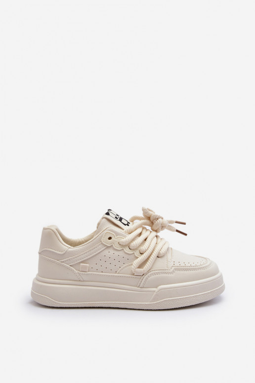 Sneakers modeļa apavi Eko smilšu krāsas Avanalis Sneakers modeļa apavi Eko smilšu krāsas Avanalis