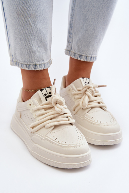 Sneakers modeļa apavi Eko smilšu krāsas Avanalis Sneakers modeļa apavi Eko smilšu krāsas Avanalis