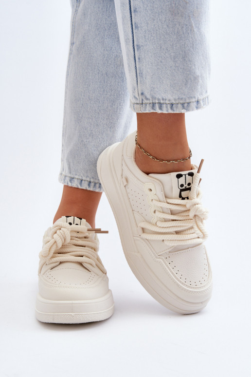 Sneakers modeļa apavi Eko smilšu krāsas Avanalis Sneakers modeļa apavi Eko smilšu krāsas Avanalis