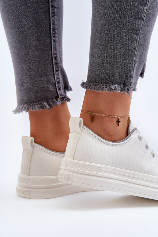 Sieviešu apavi Big Star NN274850 baltas krāsas