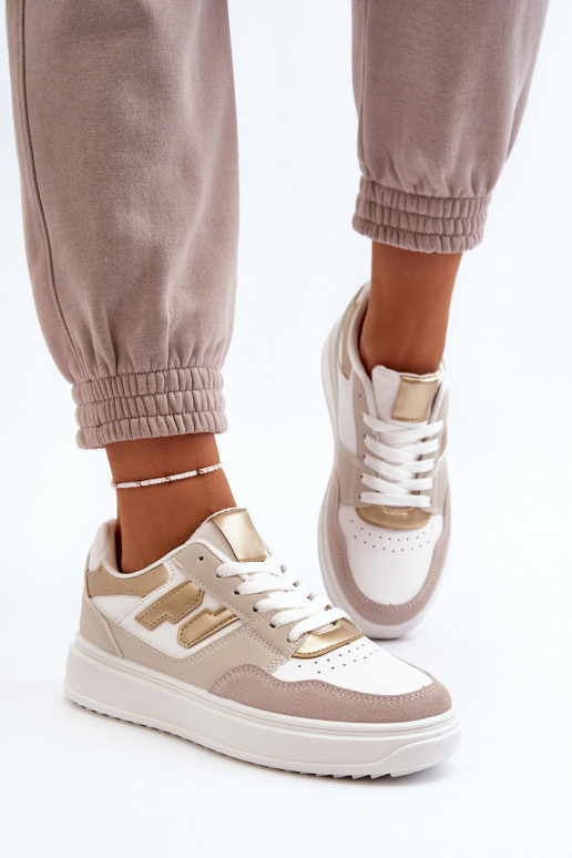 Sneakers modeļa apavi smilšu krāsas Regines Sneakers modeļa apavi smilšu krāsas Regines