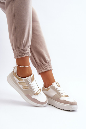 Sneakers modeļa apavi smilšu krāsas Regines 2