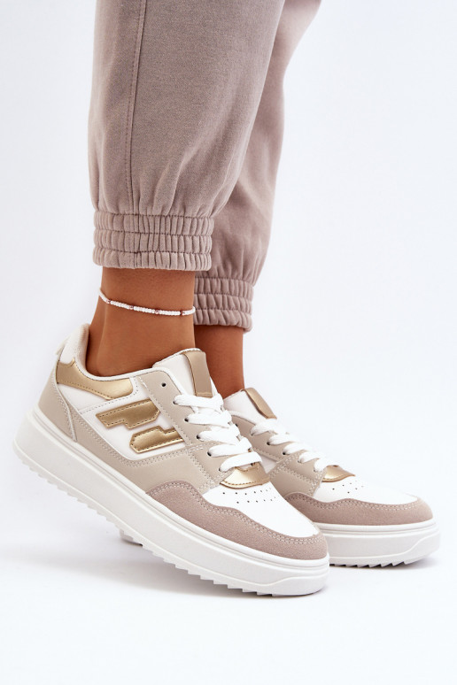 Sneakers modeļa apavi smilšu krāsas Regines Sneakers modeļa apavi smilšu krāsas Regines
