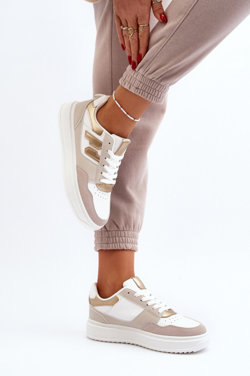Sneakers modeļa apavi smilšu krāsas Regines Sneakers modeļa apavi smilšu krāsas Regines