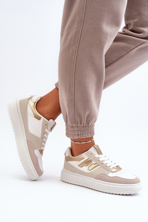 Sneakers modeļa apavi smilšu krāsas Regines Sneakers modeļa apavi smilšu krāsas Regines