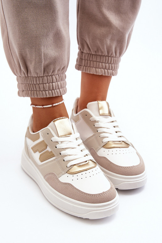 Sneakers modeļa apavi smilšu krāsas Regines Sneakers modeļa apavi smilšu krāsas Regines