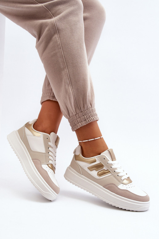 Sneakers modeļa apavi smilšu krāsas Regines Sneakers modeļa apavi smilšu krāsas Regines