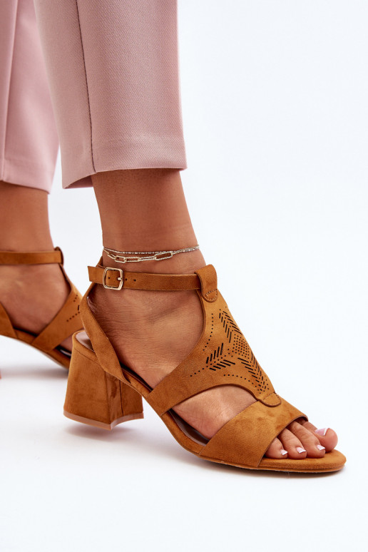 sandales brūnas krāsas Eleriva