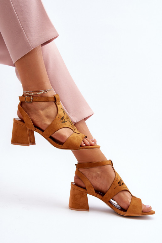 sandales brūnas krāsas Eleriva