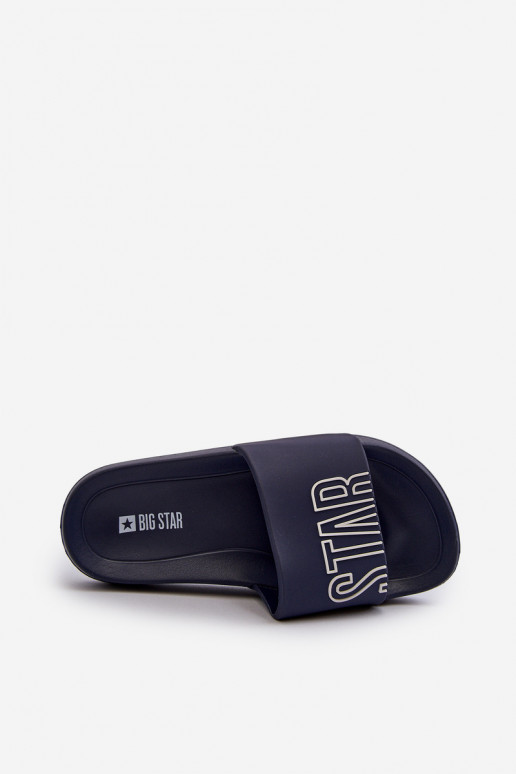 Čības Bērnu apavi BIG STAR NN374521 tumši zilas krāsas Čības Bērnu apavi BIG STAR NN374521 tumši zilas krāsas