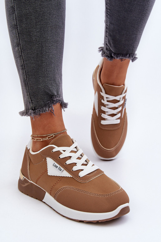 sporta apavi Sneakers modeļa apavi brūnas krāsas Vovella sporta apavi Sneakers modeļa apavi brūnas krāsas Vovella