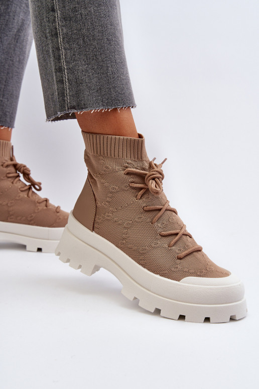 Sieviešu puszābaki brūnas krāsas Solime Sieviešu puszābaki brūnas krāsas Solime