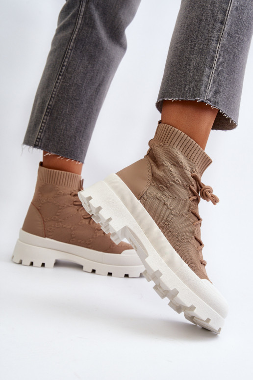 Sieviešu puszābaki brūnas krāsas Solime Sieviešu puszābaki brūnas krāsas Solime