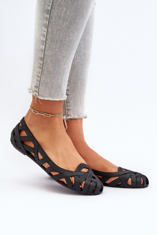 Gumijas Balerīnas melnas krāsas Salam Gumijas Balerīnas melnas krāsas Salam