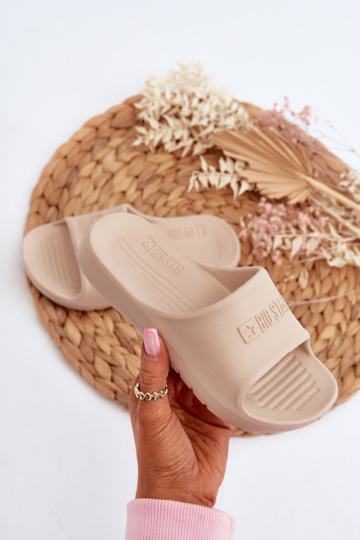 Vieglas čības Bērnu apavi Big Star NN374559 smilšu krāsas