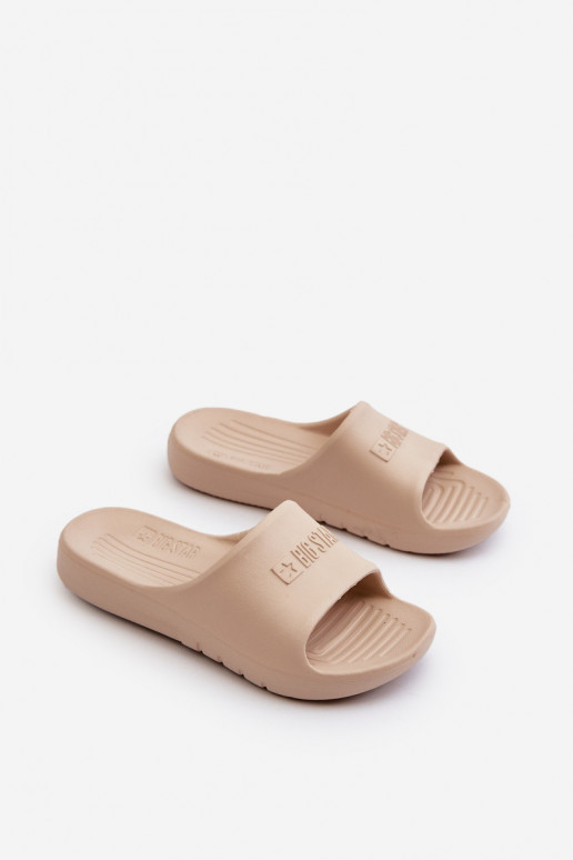 Vieglas čības Bērnu apavi Big Star NN374559 smilšu krāsas