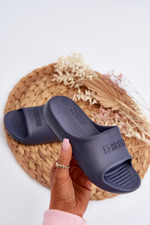 Vieglas čības Bērnu apavi Big Star NN374557 tumši zilas krāsas