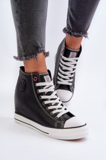 sieviešu puszābaki Cross Jeans NN2R4005 melnas krāsas