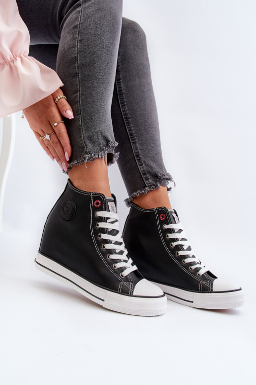 sieviešu puszābaki Cross Jeans NN2R4005 melnas krāsas