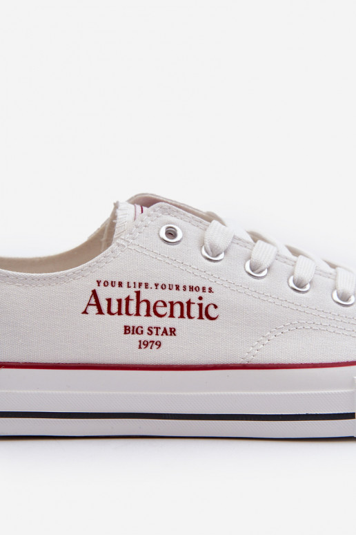 Vīriešu brīvā laika apavi Big Star NN174057 baltas krāsas