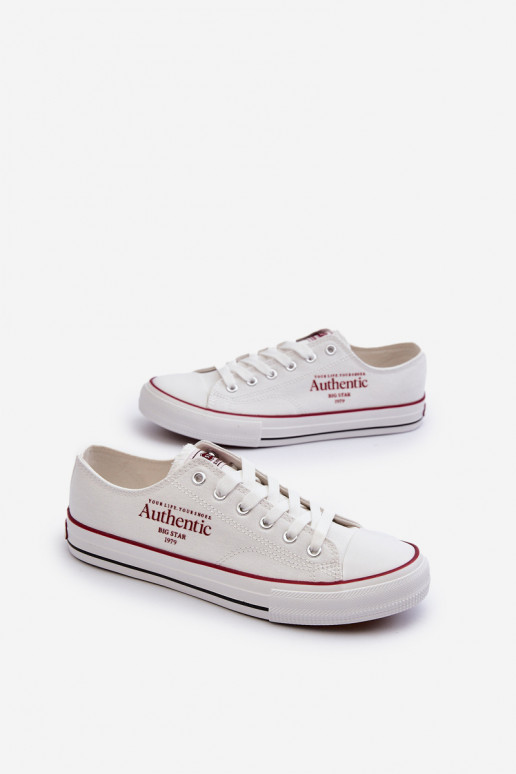 Vīriešu brīvā laika apavi Big Star NN174057 baltas krāsas