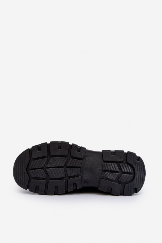 Sneakers modeļa apavi HI-POLY SYSTEM Big Star NN174467 melnas krāsas