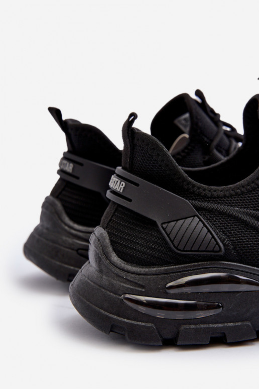Sneakers modeļa apavi HI-POLY SYSTEM Big Star NN174467 melnas krāsas