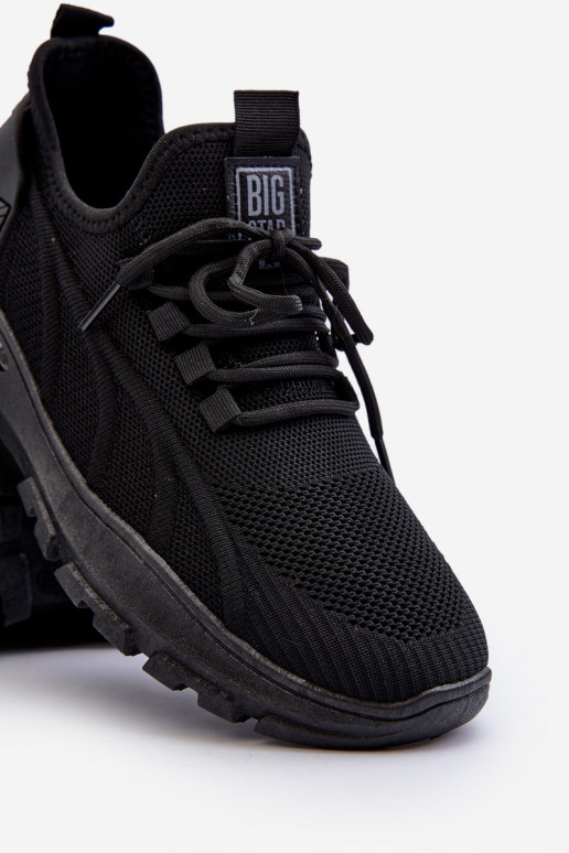 Sneakers modeļa apavi HI-POLY SYSTEM Big Star NN174467 melnas krāsas