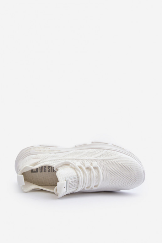 Sneakers modeļa apavi HI-POLY SYSTEM Big Star NN174468 baltas krāsas