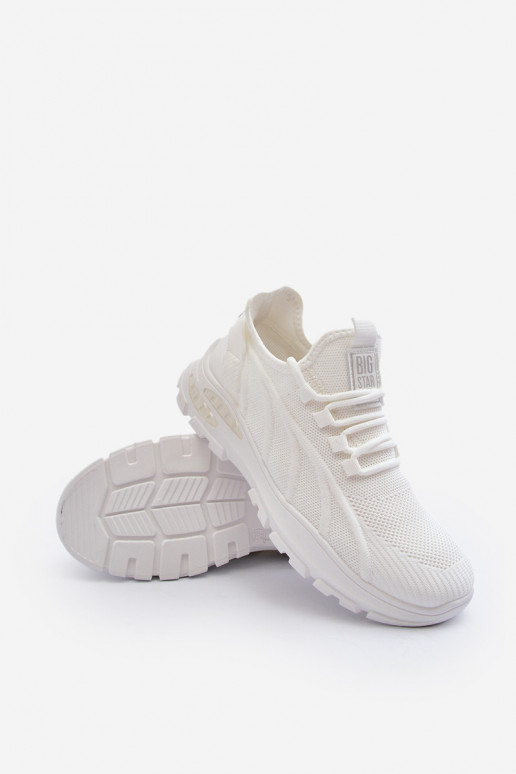 Sneakers modeļa apavi HI-POLY SYSTEM Big Star NN174468 baltas krāsas