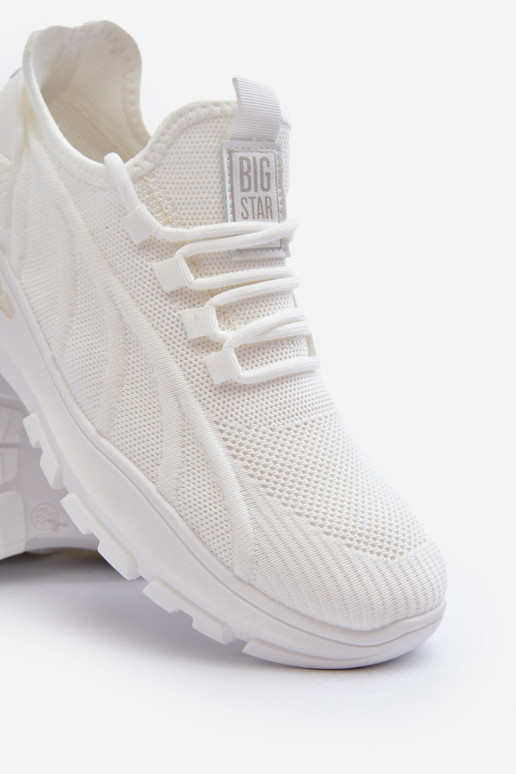 Sneakers modeļa apavi HI-POLY SYSTEM Big Star NN174468 baltas krāsas