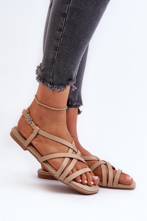 līdzenas zoles basenes Big Star NN274012 smilšu krāsas