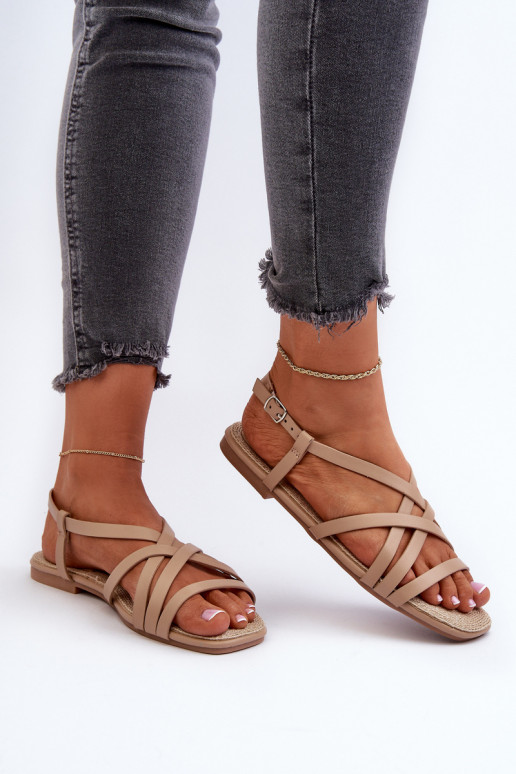 līdzenas zoles basenes Big Star NN274012 smilšu krāsas