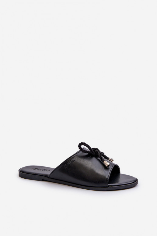 sieviešu čības Eko Big Star NN274066 melnas krāsas