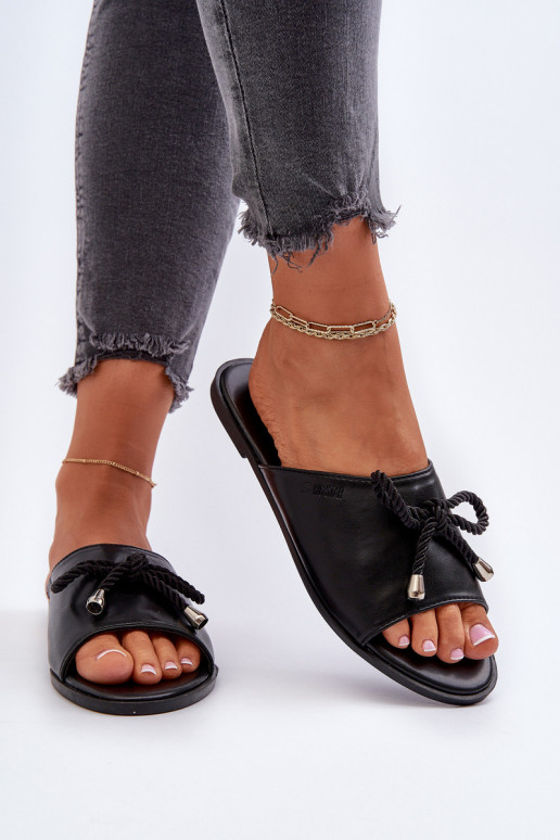 sieviešu čības Eko Big Star NN274066 melnas krāsas