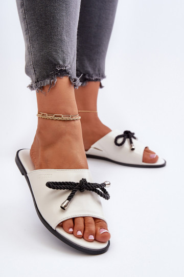 sieviešu čības Eko Big Star NN274067 baltas krāsas 2