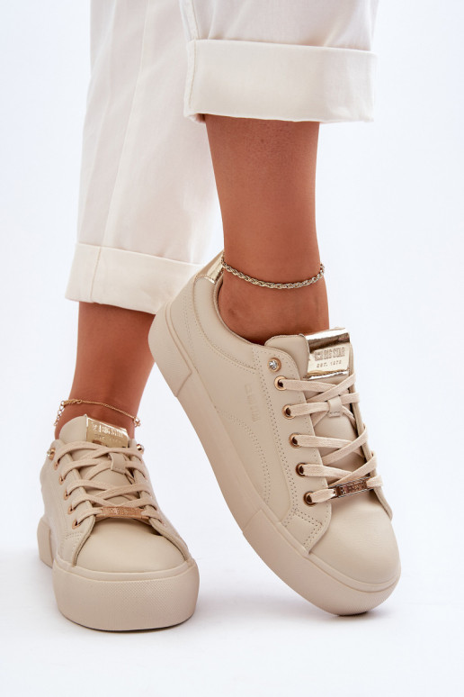 Sneakers modeļa apavi Big Star NN274210 smilšu krāsas Sneakers modeļa apavi Big Star NN274210 smilšu krāsas