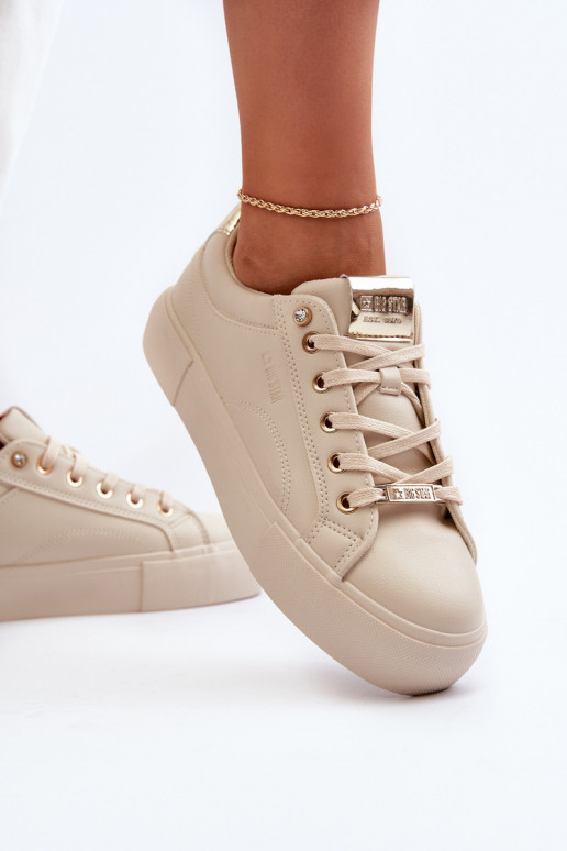 Sneakers modeļa apavi Big Star NN274210 smilšu krāsas Sneakers modeļa apavi Big Star NN274210 smilšu krāsas