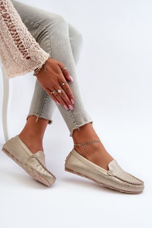 Mokasīni Zelta krāsas Ranica