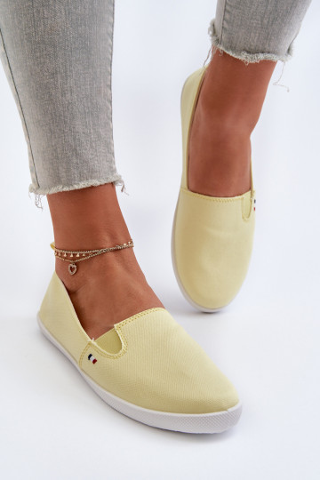 Sporta apavi brīvā laika apavi Slip-On Dzelteni Adrancia
