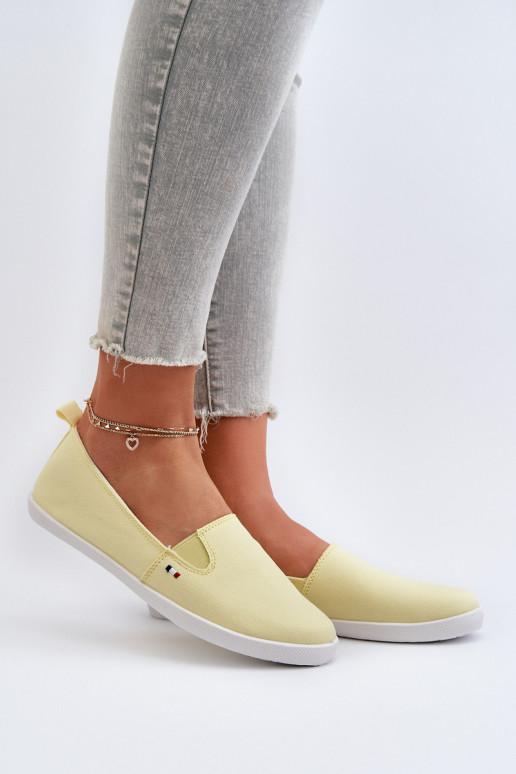 Sporta apavi brīvā laika apavi Slip-On Dzelteni Adrancia