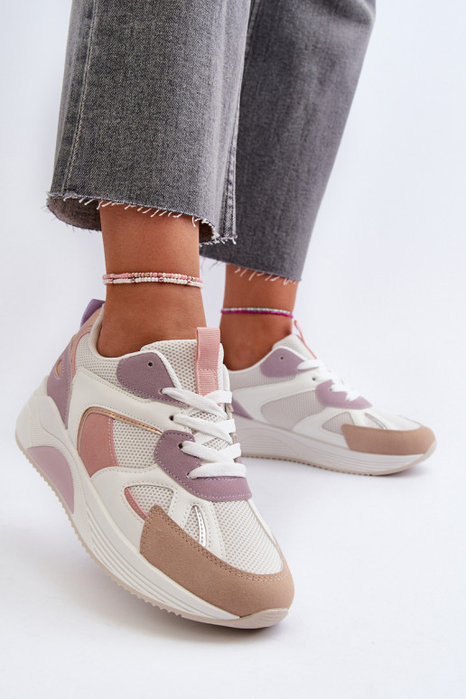 Sneakers modeļa apavi ar platformu Violeta krāsa Lenivia
