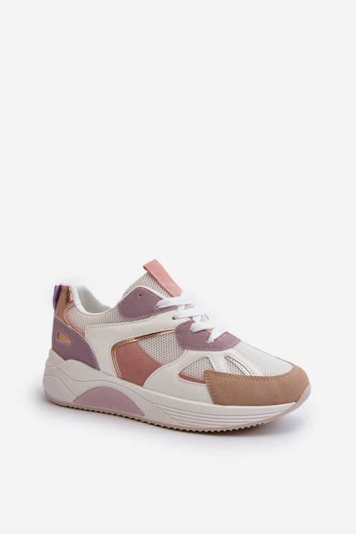 Sneakers modeļa apavi ar platformu Violeta krāsa Lenivia