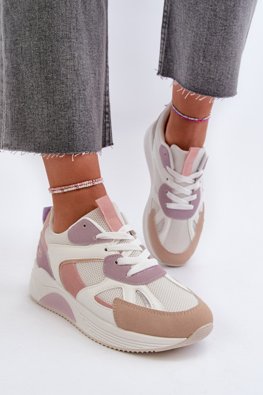 Sneakers modeļa apavi ar platformu Violeta krāsa Lenivia
