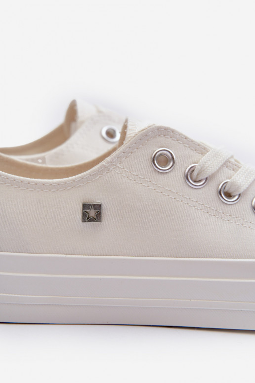 Vīriešu brīvā laika apavi Big Star NN174111 baltas krāsas