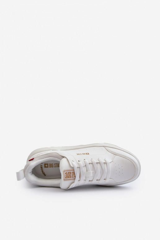 Sneakers modeļa apavi Memory Foam System Big Star NN174149 baltas krāsas