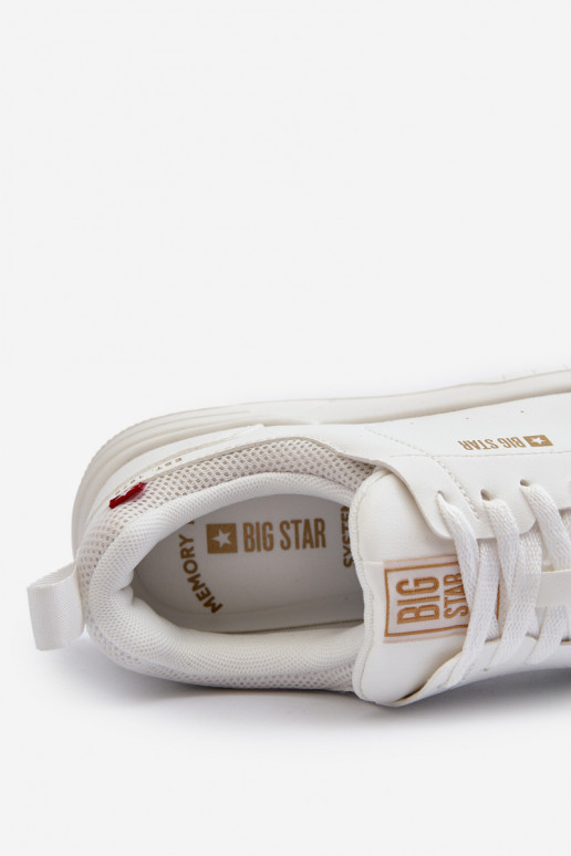 Sneakers modeļa apavi Memory Foam System Big Star NN174149 baltas krāsas